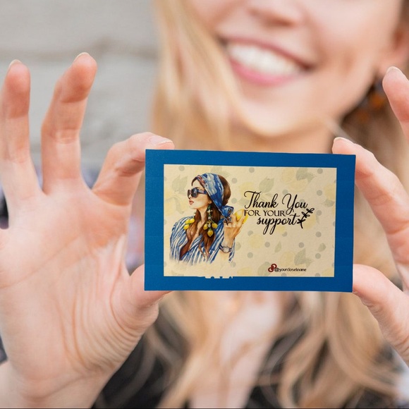 100 Fashion Thank You Cards - Picture 4 of 9